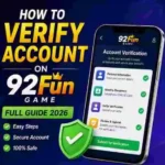 How to Verify Account on 92Fun Game