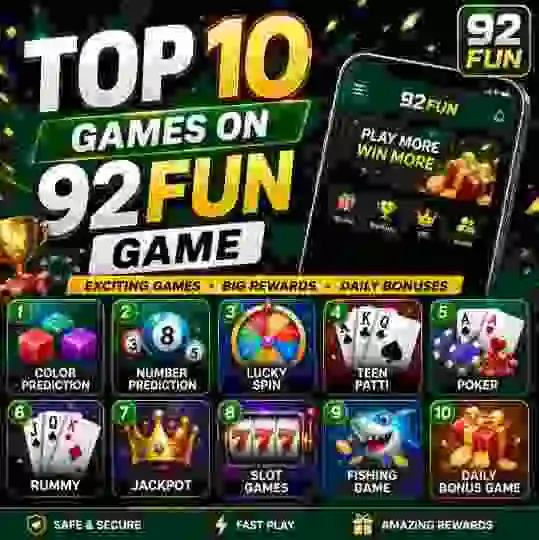 Top 10 Games on 92Fun Game